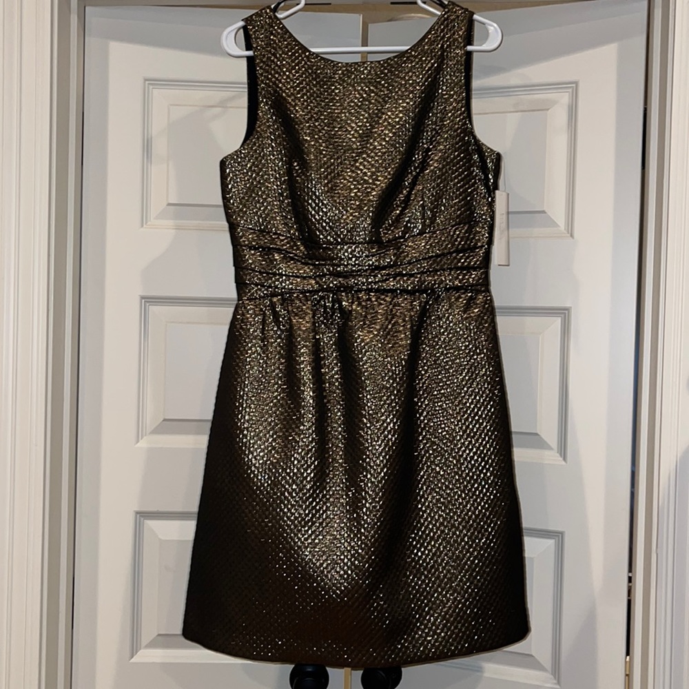 Shimmer gold dress